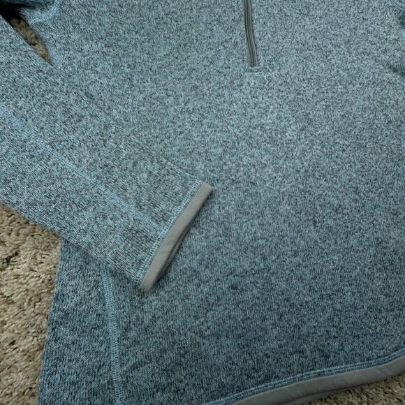 Patagonia Women’s Blue 1/2 Zip Pullover Sweatshirt Jacket Small W Logo Outdoor - Picture 9 of 12